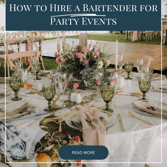 How to Hire a Bartender for Party Events
